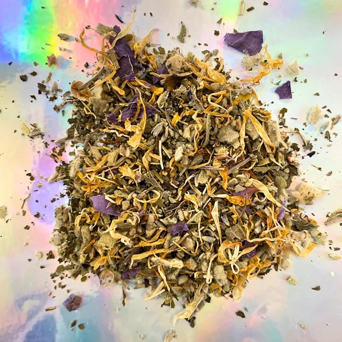 Cosmic Atma Herbal Smoking Blend – Tiger's Dream for Relax &amp Sleep | Herbal Tea Loose Leaf &amp Smokable Herbs – 14gm/0.5oz