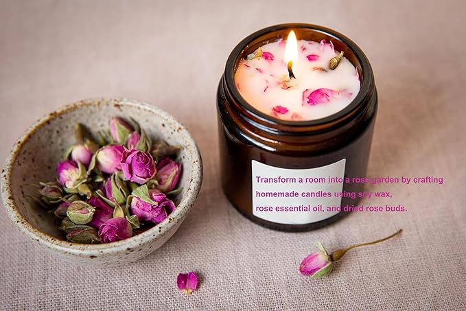 OneDove Dried Rose Petals and Rose Buds -1 Pound Food grade - Use in Tea Baking Making Water essential oil Wedding Confetti