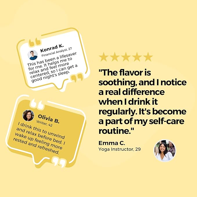 Relax and Calm Down Loose Leaf Tea w/ Ashwagandha Chamomile Lemon Balm | Organic Herbal Tea | 2 oz (57 gram) | Decaf Vegan Healthy ZERO Caffeine Organic Herbs No Natural or Artificial Flavors
