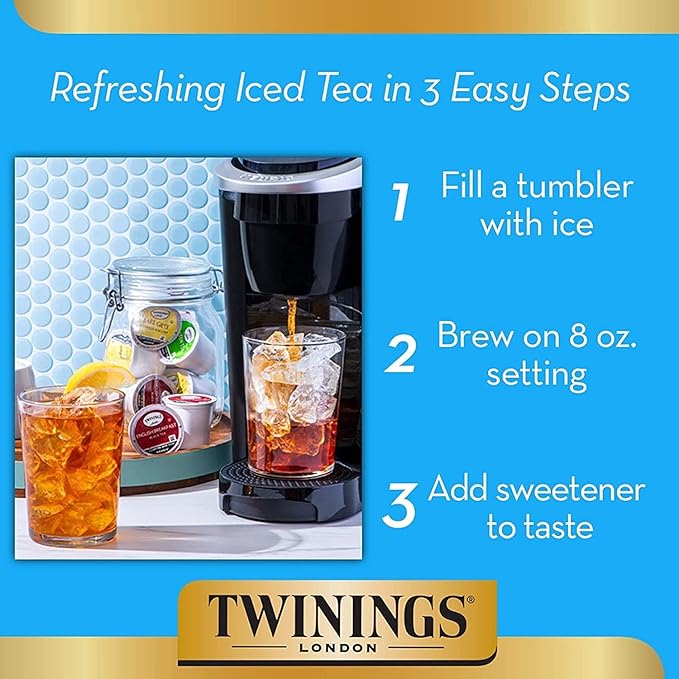 Twinings Sleep Nightly Calm Herbal Tea Single Serve K-Cup Pods for Keurig Brewers 12 Count Box (Pack of 6)