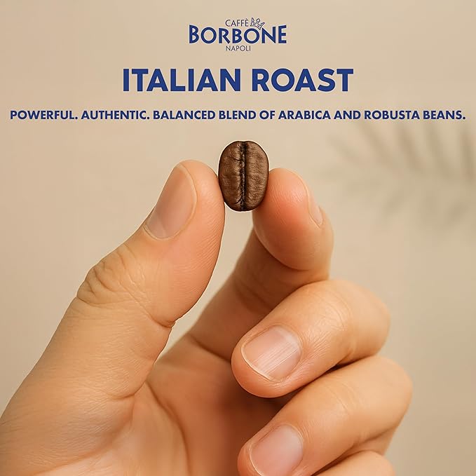 Caffè Borbone Italian Roast Coffee (40 Count) – Medium Dark Roast Arabica &amp Robusta Blend Roasted in Italy for a Bold Smooth Taste – Single Serve Coffee Pods Compatible with K-Cup Brewers