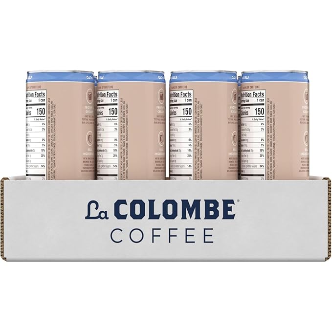 La Colombe CoffeeOatmilk Double Latte11 fl oz CansCoffeehouse Quality Cold BrewSpecialty Grade Coffee BeansReady-to-Drink On-the-Go(Pack of 24)
