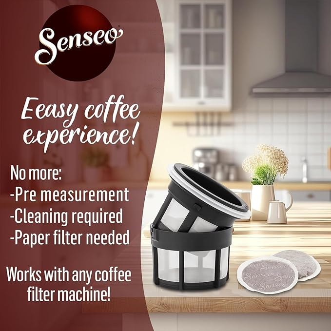 Senseo Extra Strong Dark Roast Coffee Pods – 80 Count (5 Packs of 16) – Intense &amp Bold Flavor with Rich Crema – Single-Serve Coffee Pads Compatible with Senseo &amp PeleCom Machines