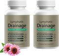 Lymphatic Drainage Capsules – Maximum Potency Formula with Dandelion &amp Cleavers Extract Supports Cellulite Reduction &amp Lymphatic Drainage 60 Capsules(2PCS)