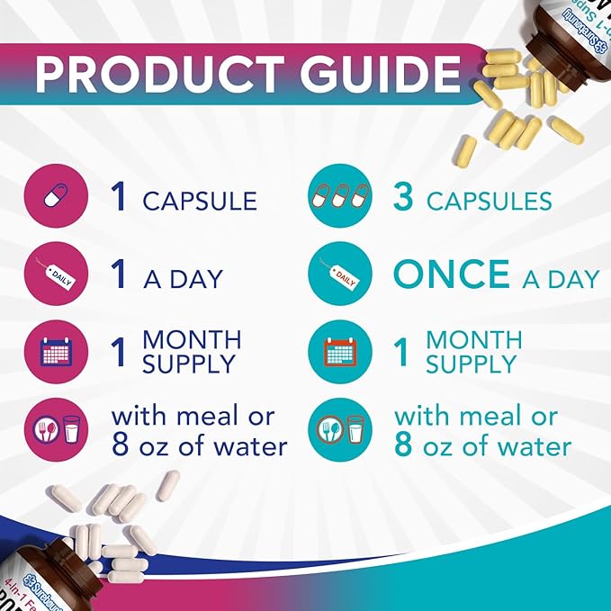 Probiotic + Collagen Bundle 4-in-1 Feminine Probiotic (30ct) &amp 6-in-1 Super Collagen (90ct) 2 Packs Cranberry Digestive &amp Healthy Aging Support Non-GMO