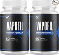 (2 Pack) Vapofil Capsules Official Vapofil Pills with All Natural Ingredients Advanced Vitamin Supplement Pills Supporting Health and Wellness Max Strength Formula Crafted in the USA (120 Capsules)