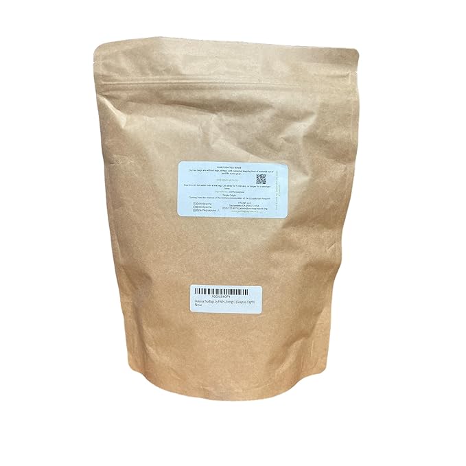 Pacha Ancient Energy Guayusa Tea – 50 Tea Bags | 10g leaf in each | Organic Loose Leaf Tea | Traditional Guayusa Loose Leaf | 164mg Caffeine + Antioxidants &amp L-Theanine | Yerba Mate &amp Coffee A