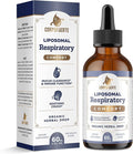 11-in-1 Liposomal Respiratory Relief Drops - Mullein Drops for Lungs with Elderberry Licorice Root - Support Lung Cleanse and Mucus Relief - Suitable for Kids and Adults (1 Pack)
