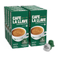 Cafe La Llave Latin Style Espresso Pods Dark Roast Compatible with Nespresso Original Line 80 Count Aluminum Capsules