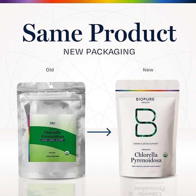 BioPure Chlorella Pyrenoidosa – 1000 Tablets