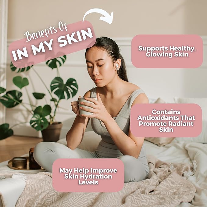 Healthy Glowing SkinAntioxidant Loose Leaves w/ Licorice Root Chamomile Lavender | Organic Herbal Tea | 2 oz (57 gram) | Decaf Vegan Healthy ZERO Caffeine Organic Herbs No Natural or Artifici