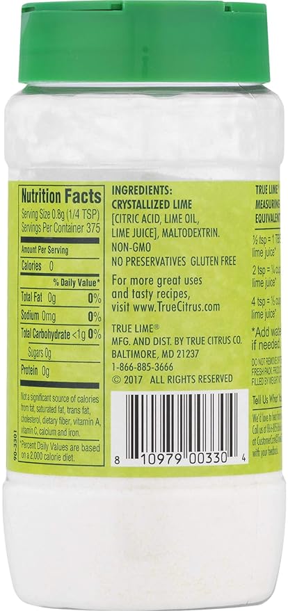 True Lemon Two Pack - Lemon Shaker and Lime Shaker - 10.6 oz