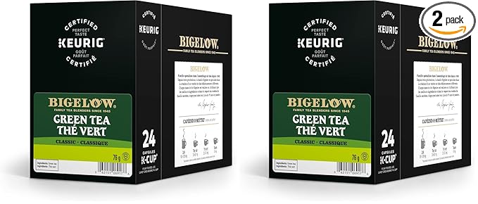 Bigelow K-Cup Portion Pack for Keurig Brewers Green Tea 24 Count (Pack of 2)