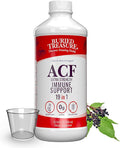 Buried Treasure ACF Extra Strength Liquid Immune Support – 1000mg Vitamin C Elderberry Zinc Echinacea – Adult Herbal Supplement – Four-Day Use – 16 fl oz with Dose Cup