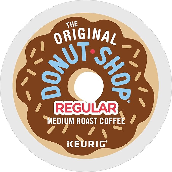 The Original Donut Shop Regular Keurig Single-Serve K-Cup Pods Medium Roast Coffee 48 Count Pack of 4
