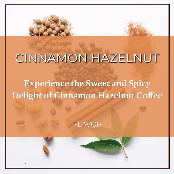 San Diego Coffee Cinnamon Hazelnut Medium Roast Whole Bean Coffee 16-Ounce Bag Café en grano tostado