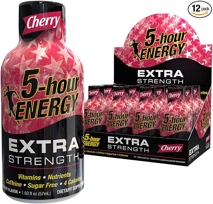 5-hour ENERGY Shot Extra Strength Cherry 1.93 Ounce 12 Count