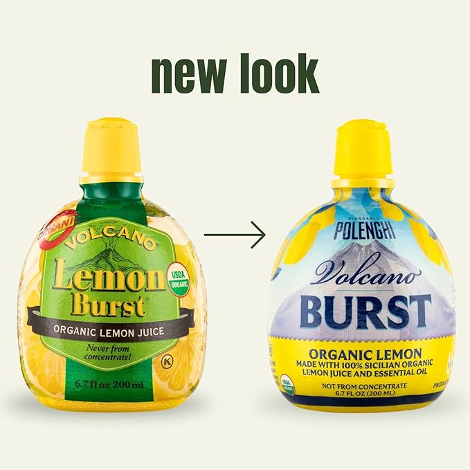 Volcano Lemon Juice 6.7 oz (Pack of 2)