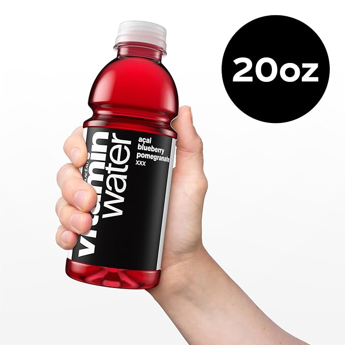 vitaminwater Variety Pack Nutrient Enhanced Flavored Water Beverage 20 fl oz Bottles 12 Pack