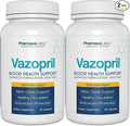 Blood Pressure Support - Vitamin Supplement for Healthy Heart &amp Blood Circulation - Beet Root Hawthorn Berry Garlic Hibiscus Olive Leaf &amp Grape Seed Extract - 90 Capsules (Pack of 2)