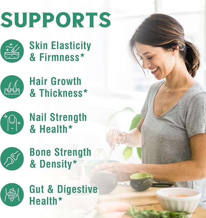 Multi Collagen Peptides Powder &amp Bovine Collagen Peptides Powder 8oz