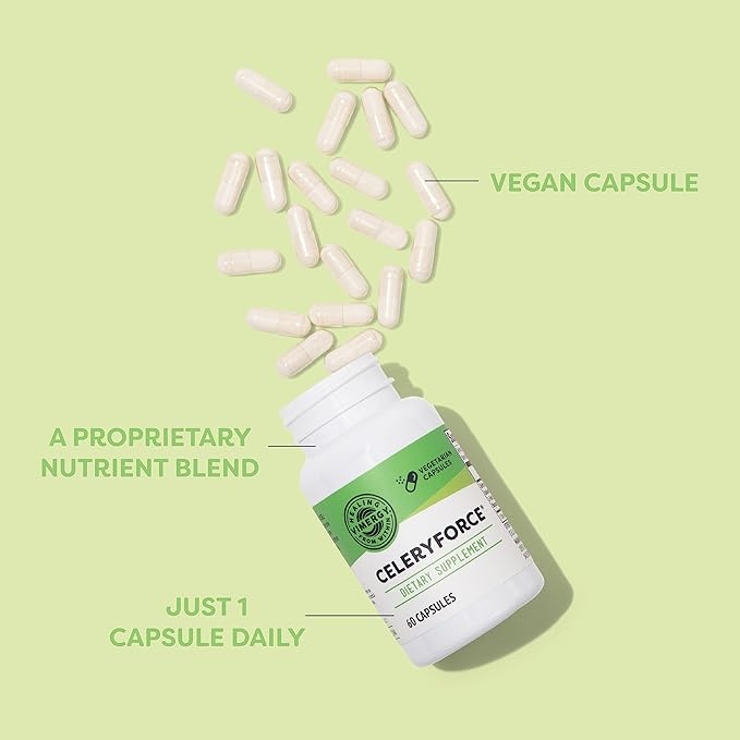 Vimergy Celeryforce – Nutrients and Amino Acids – Supports Your Wellness Routine* – Kosher Vegan &amp Gluten-Free – 60 Capsules (Pack of 2)
