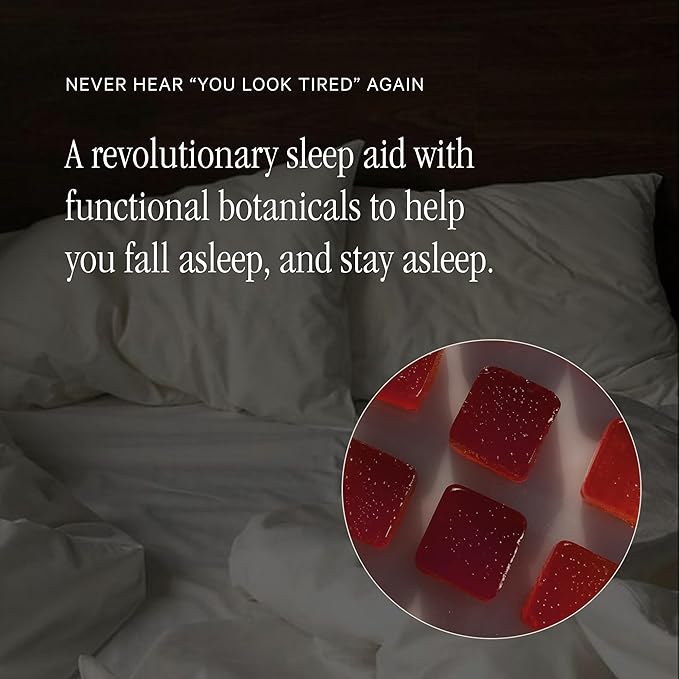 Juna Nightcap Sleep Gummies — Plant-Based Phytomelatonin + 8 Botanicals for Deep Restorative Sleep | Non Groggy | GABA Magnesium Tart Cherry Passionflower | Sugar-Free Vegan | 30 Gummies