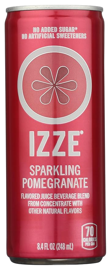 IZZE sparkling Juice Pomegranate 8.4 oz can
