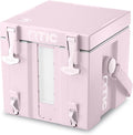 RTIC Halftime Water Cooler 3 Gallon Portable Carrier Container Drink Beverage Dispenser Stackable with 2 Taps Bottleless BPA-Free for Sports Camping BBQ Parties Picnic Pale Pink