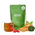Odada CateQueen Herbal Tea – Natural Catechin Antioxidant &amp Digestive Support from Lotus Leaf Feel Light Calm and Revived Caffeine-Free Korean Wellness Blend (24 Tea Bags)