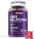 Melatonin Gummies 10mg 20mg for Adults Melatonin 10 mg per Gummy with Ashwagandha Magnesium Glycinate GABA L-theanine Valerian Root and Lemon Balm Rest Support Supplement Grape Flavor 60 Cts