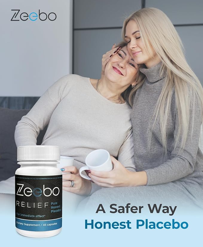 Zeebo Placebo Pills - Choose Tablet or Capsule Form (Blue-White Capsule)