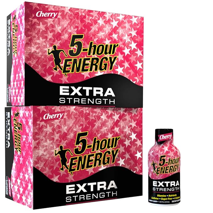 5-hour ENERGY Shot Extra Strength Cherry 1.93 Ounce 24 Count