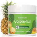 Santo Remedio Colon Plus Colon Cleanser Dietary Psyllium Husk Fiber and Probiotics Supplement 30 Servings Pineapple Flavor
