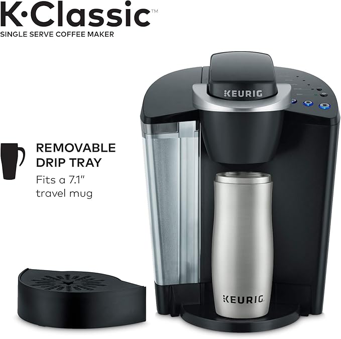 Keurig K-Classic Coffee Maker with McCafé Classic Collection Variety Pack 40 Count K-Cup Pods