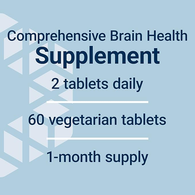 Life Extension Cognitex® Elite sage Blueberry ashwagandha phosphatidylserine vinpocetine Attention Focus Mood &amp Memory Gluten-Free Non-GMO Vegetarian 60 Tablets