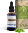 Secrets of the Tribe Wild Lettuce Alcohol-Free USDA Organic Tincture Extract Wild Lettuce (Lactuca virosa) Dried Herb (2 fl oz)