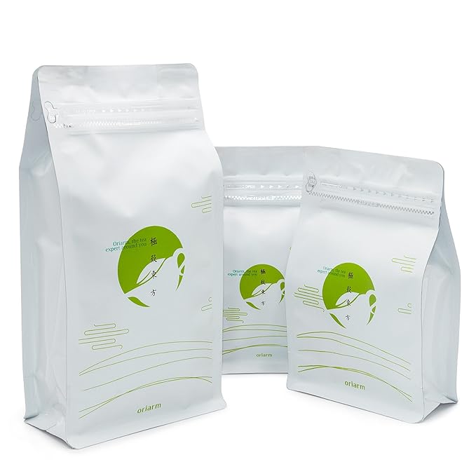 oriarmcha 2025 Anji Bai Cha Green Tea Loose Leaf 450g (Pack of 2) - Chinese Green Tea Leaves An Ji White Tea
