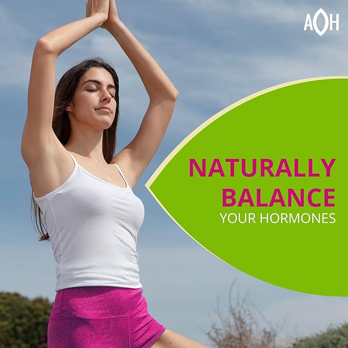 Hormone Balance for Women – Menopause &amp PMS Support Supplement – Adaptogens for Female Balance &amp Wellness – 90 Vegan Capsules