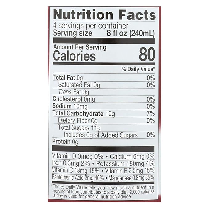 Lakewood Pure Cranberry Juice 32 Ounce - 12 per case.