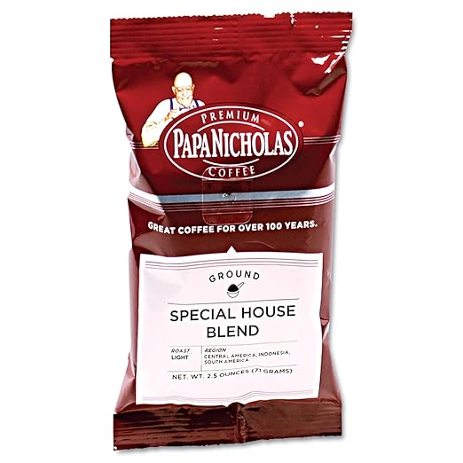 PapaNicholas Coffee PCO25185 Special House Blend Arabica Ground Coffee Packets (Pack of 18)