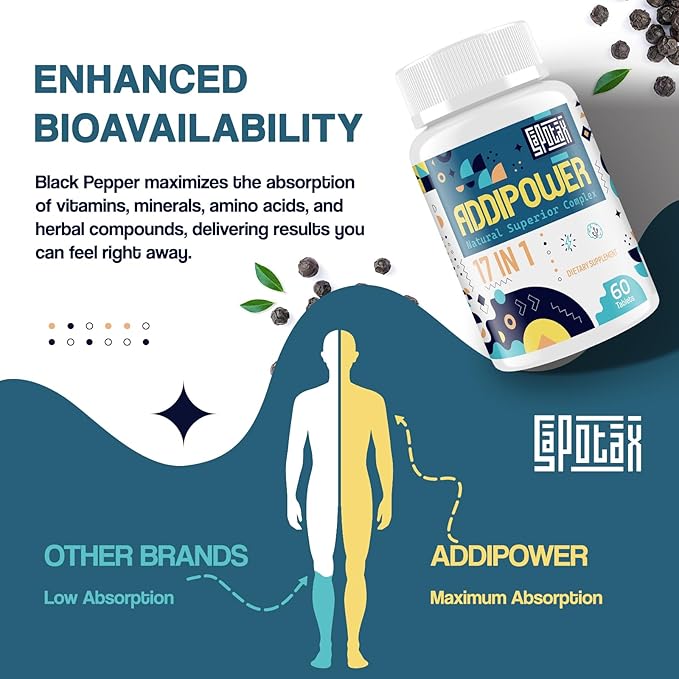 17-in-1 Brain Supplement for Memory and Focus | Nootropic Brain Supplement for Mental Clarity Concentration Alertness | Natural Nootropics with Herbal Extracts Vitamins &amp Amino Acids (60 Tablet