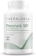 Theralogix Prostate SR Saw Palmetto &amp Beta-Sitosterol Supplement - Supports Healthy Urinary Tract Function in Men* - 90-Day Supply - NSF Certified - 180 Softgels
