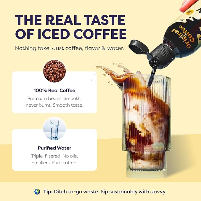 Coffee Concentrate - Cold Brew Coffee Perfect for Hot or Iced Instant Coffees Hot Drinks Cold Brew Concentrate 5 Pack - Original