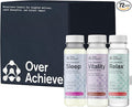 Supplement Variety Pack with Advanced Nanoscience Technology 72 Pack Stress Calming Relax Drink Sleep Aid Drink Mushroom Supplement Drink 2 oz Shot