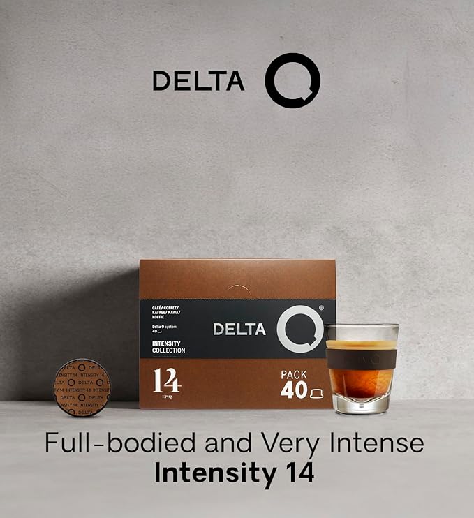 Delta Q - EpiQ Espresso Pods for Delta Q machines Intensity 14 Notes of Roasted Nuts 40 Coffee Capsules