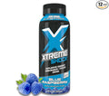 Xtreme Shock RTD Pre-Workout Energy Drink Blue Raspberry 12 Fl Oz (Pack of 12)