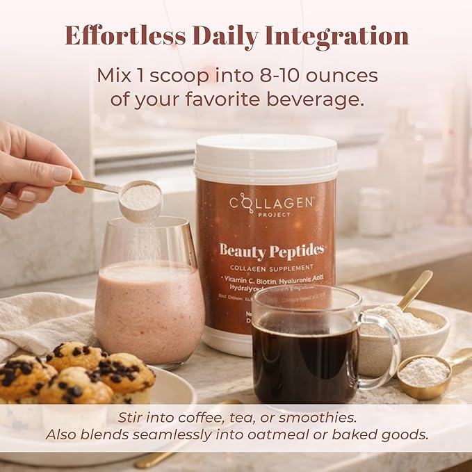 Collagen Supplement Powder for Men &amp Women | 6-in-1 Premium Multi-Collagen Beauty Formula | Vitamin C Hyaluronic Acid Biotin &amp Keratin | Skin Hair &amp Nail Support | Luxury Daily Wellness
