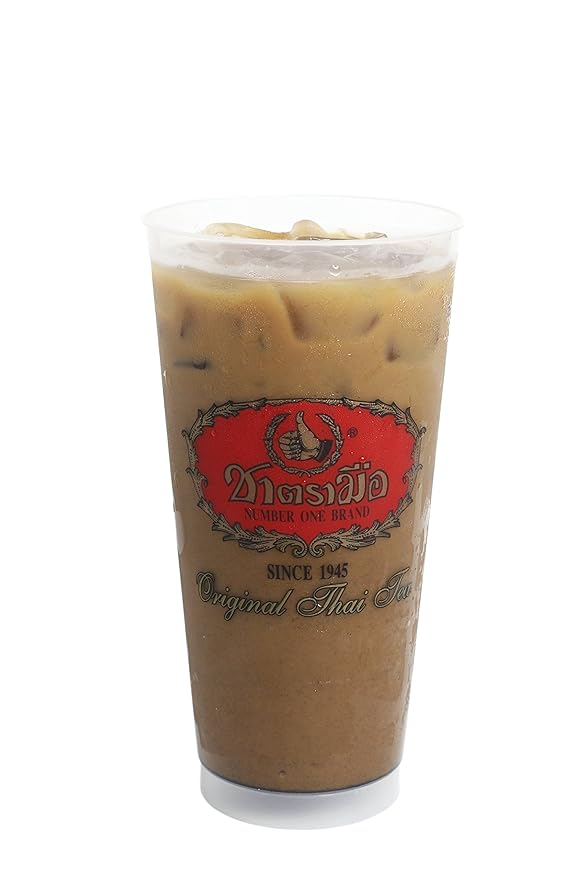 ChaTraMue/ Number One Brand Original Thai Coffee 1000G. Packed In Tin Yellow Brown