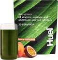 Huel Daily Greens Peach Passionfruit | Superfood Greens Powder | 91 Vitamins Minerals and Wholefood-Sourced Ingredients | Adaptogens Antioxidants Gut-Friendly Probiotics | 30 Servings